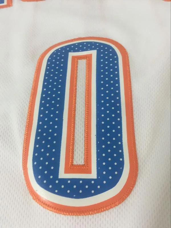 Men 0 Russell Westbrook Jersey White Oklahoma City Thunder Jersey Fanatics
