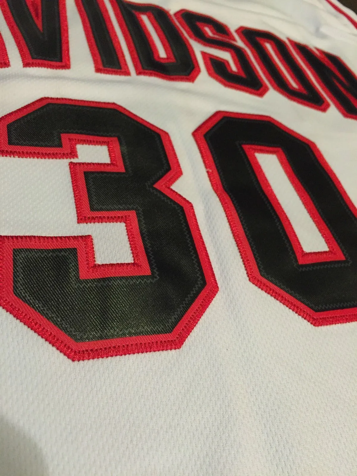 Men Davidson Wildcats 30 Stephen Curry Jersey White Swingman