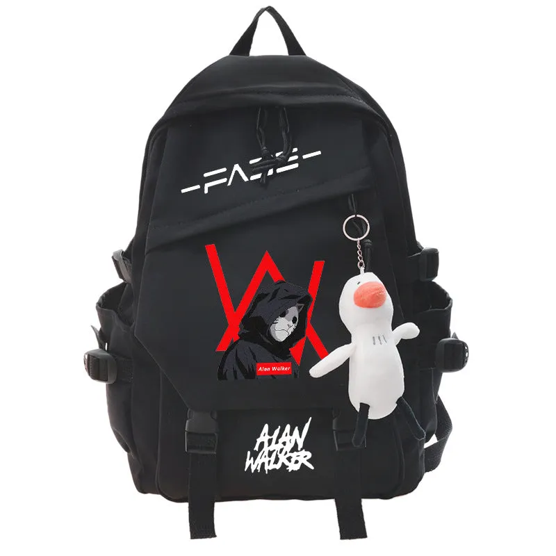 Men's Alan Walker Cotton Candy Large Capacity Backpacks
