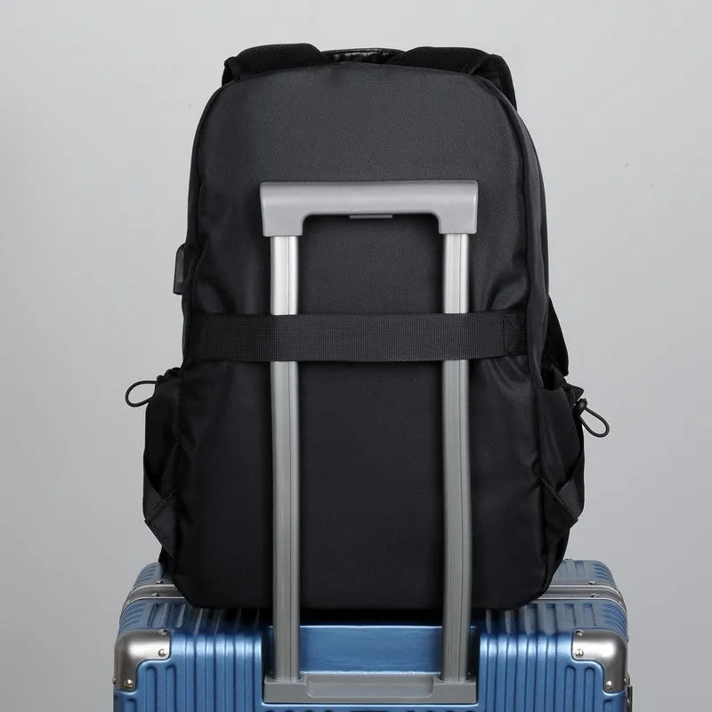Men's Beautiful Classic Business Computer Rechargeable Backpacks