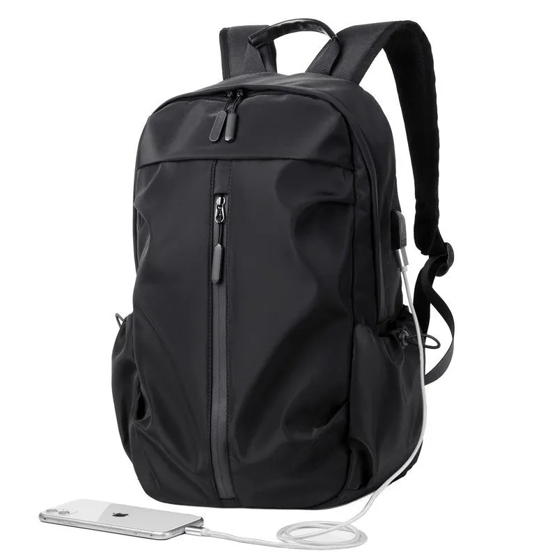 Men's Beautiful Classic Business Computer Rechargeable Backpacks