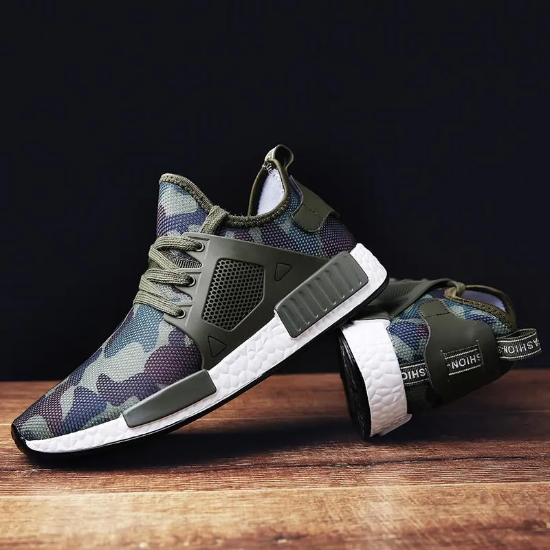 Men's Breathable Camouflage Trainers