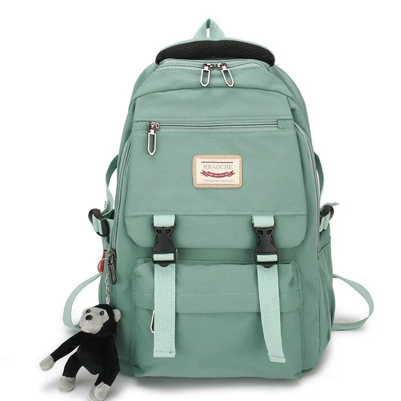 Men's Capacity Campus Waterproof Korean Style Junior Bags