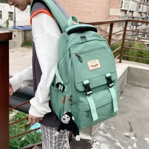 Men's Capacity Campus Waterproof Korean Style Junior Bags