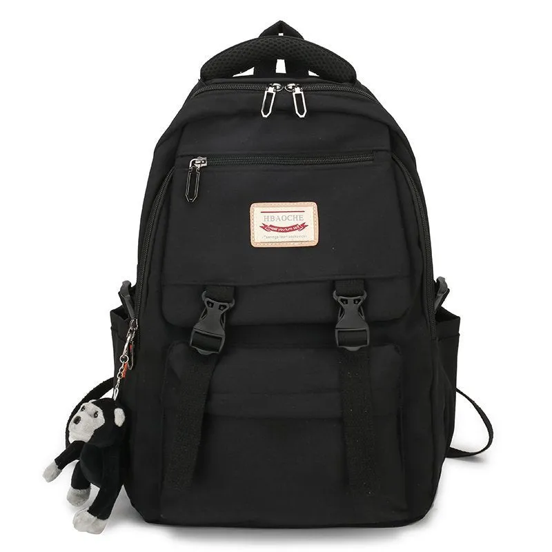 Men's Capacity Campus Waterproof Korean Style Junior Bags
