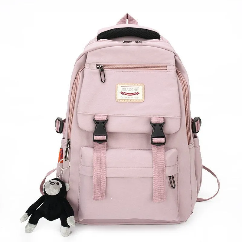 Men's Capacity Campus Waterproof Korean Style Junior Bags