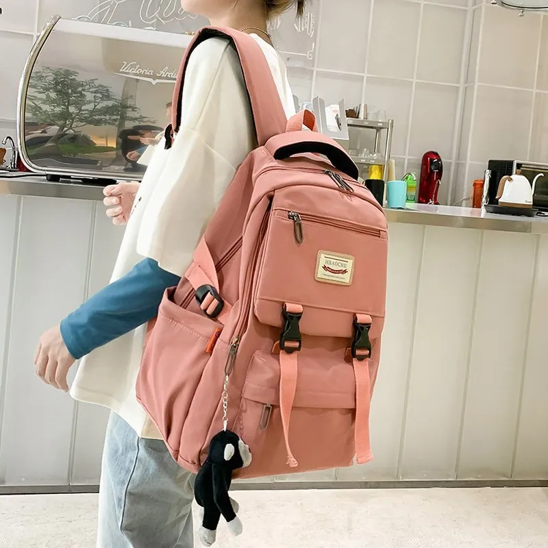 Men's Capacity Campus Waterproof Korean Style Junior Bags