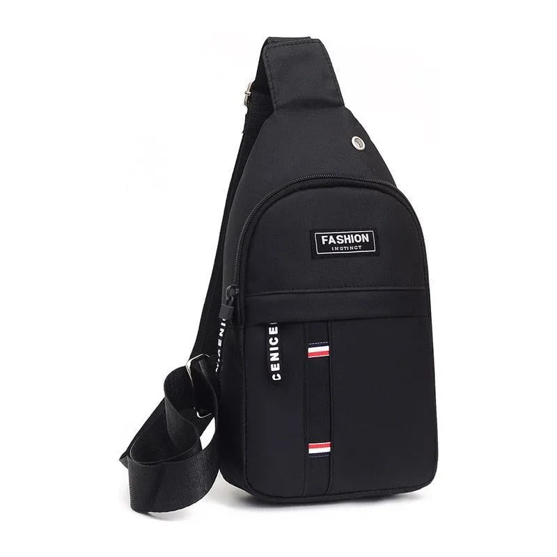 Men's Chest Bag Fashion Korean-Style Casual Sports Office Water-Proof Shoulder Crossbody Bags Cross Body for Men