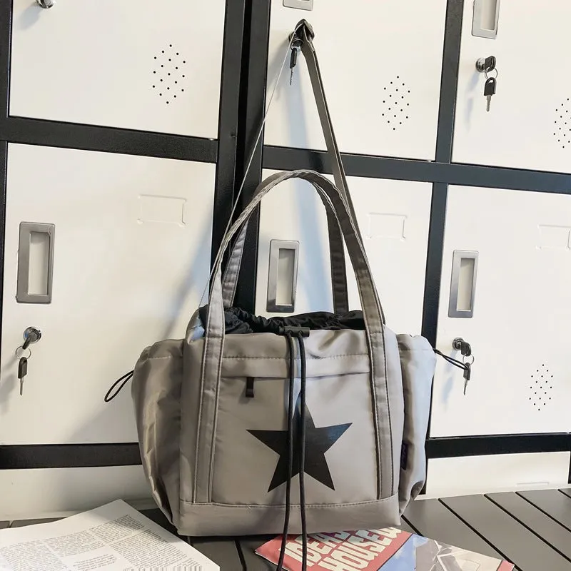 Men's Color Matching Trendy Large Capacity Korean Crossbody Bags