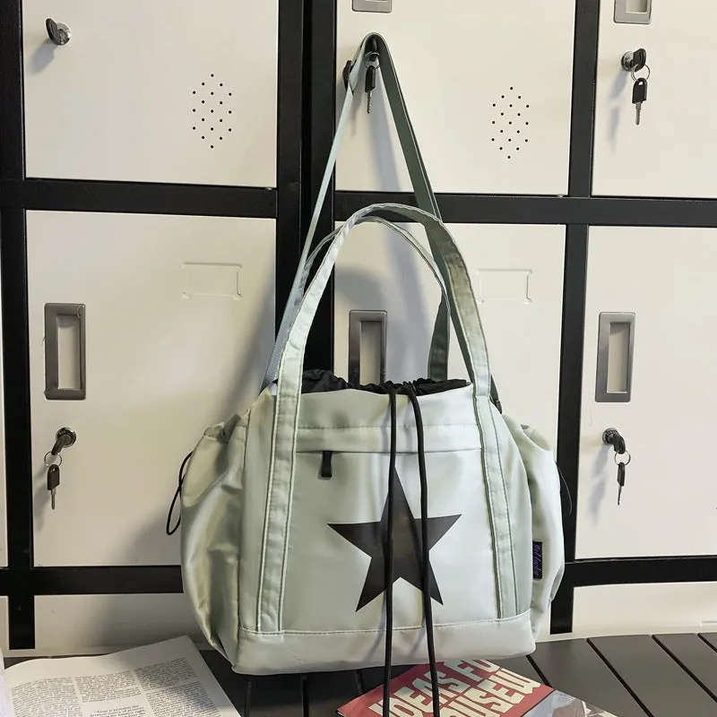 Men's Color Matching Trendy Large Capacity Korean Crossbody Bags