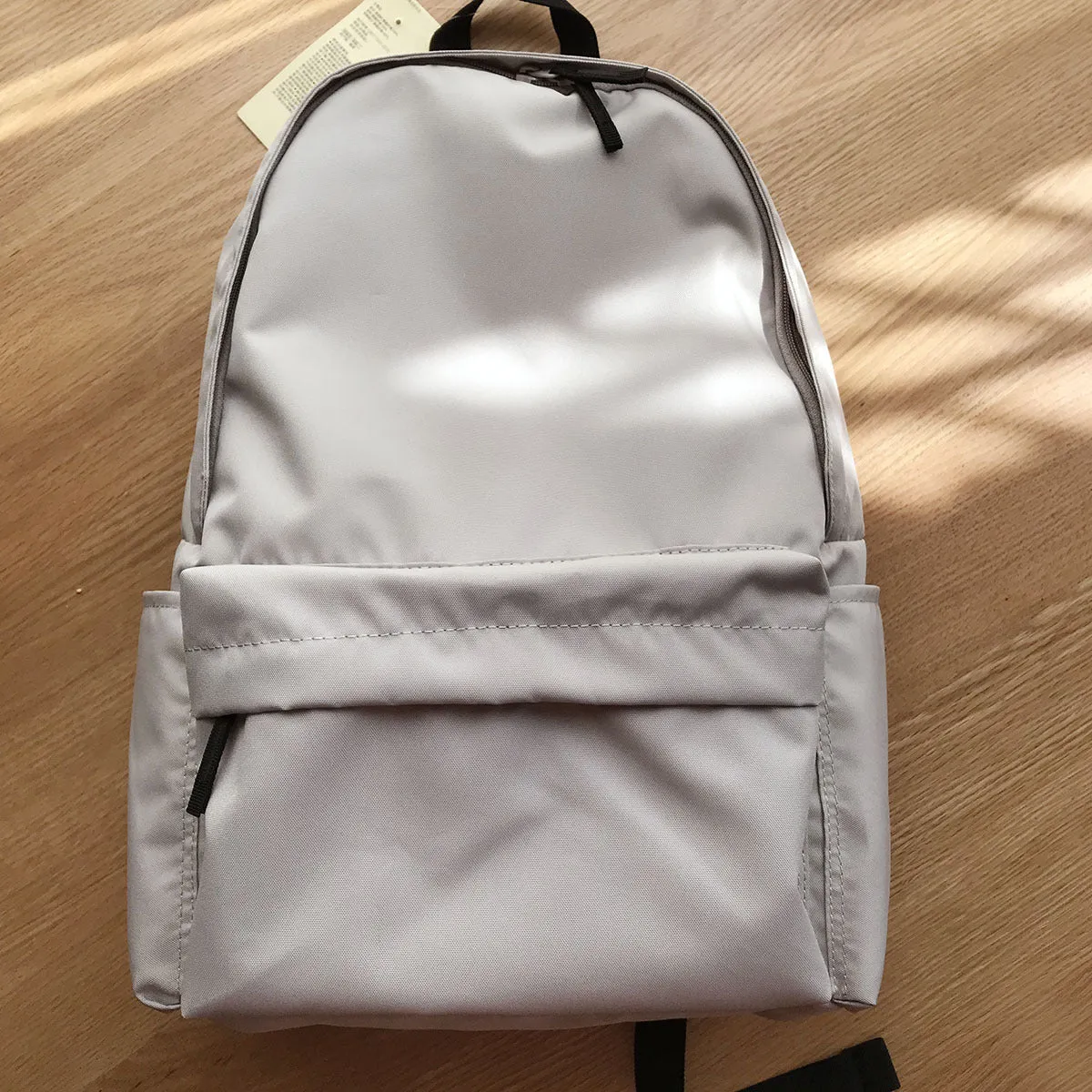 Men's Color Simple Style Schoolgirl Large Printing Backpacks