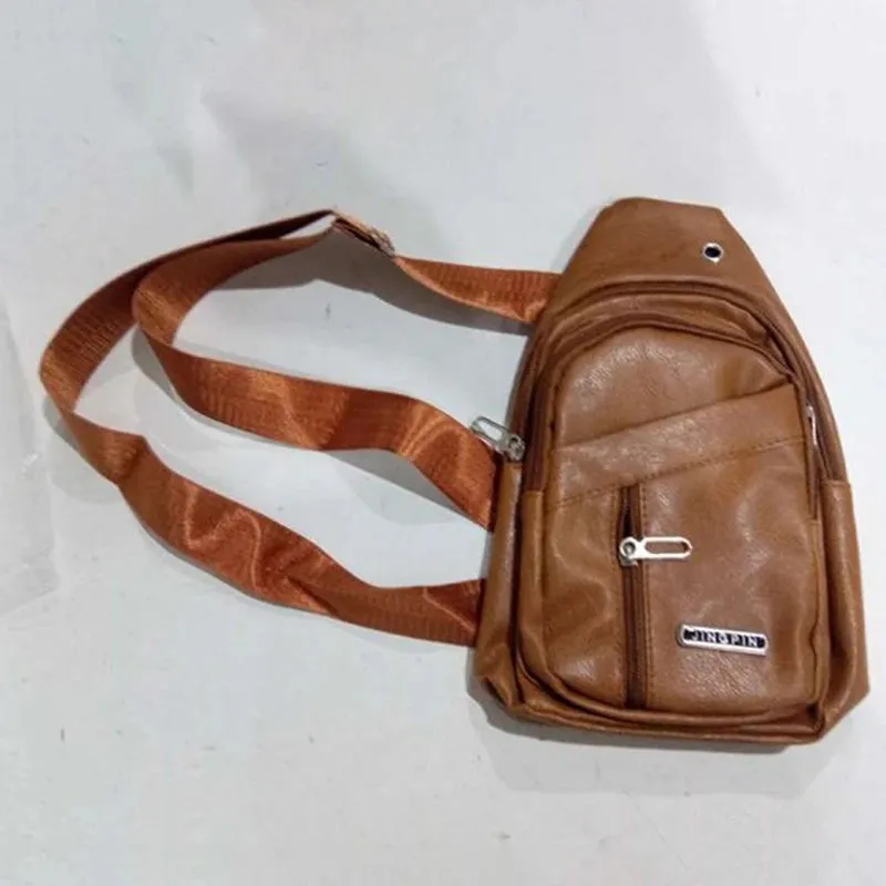 Men's Crossbody Bags Men's Chest Bag Designer Messenger Bag Leather Shoulder Bag