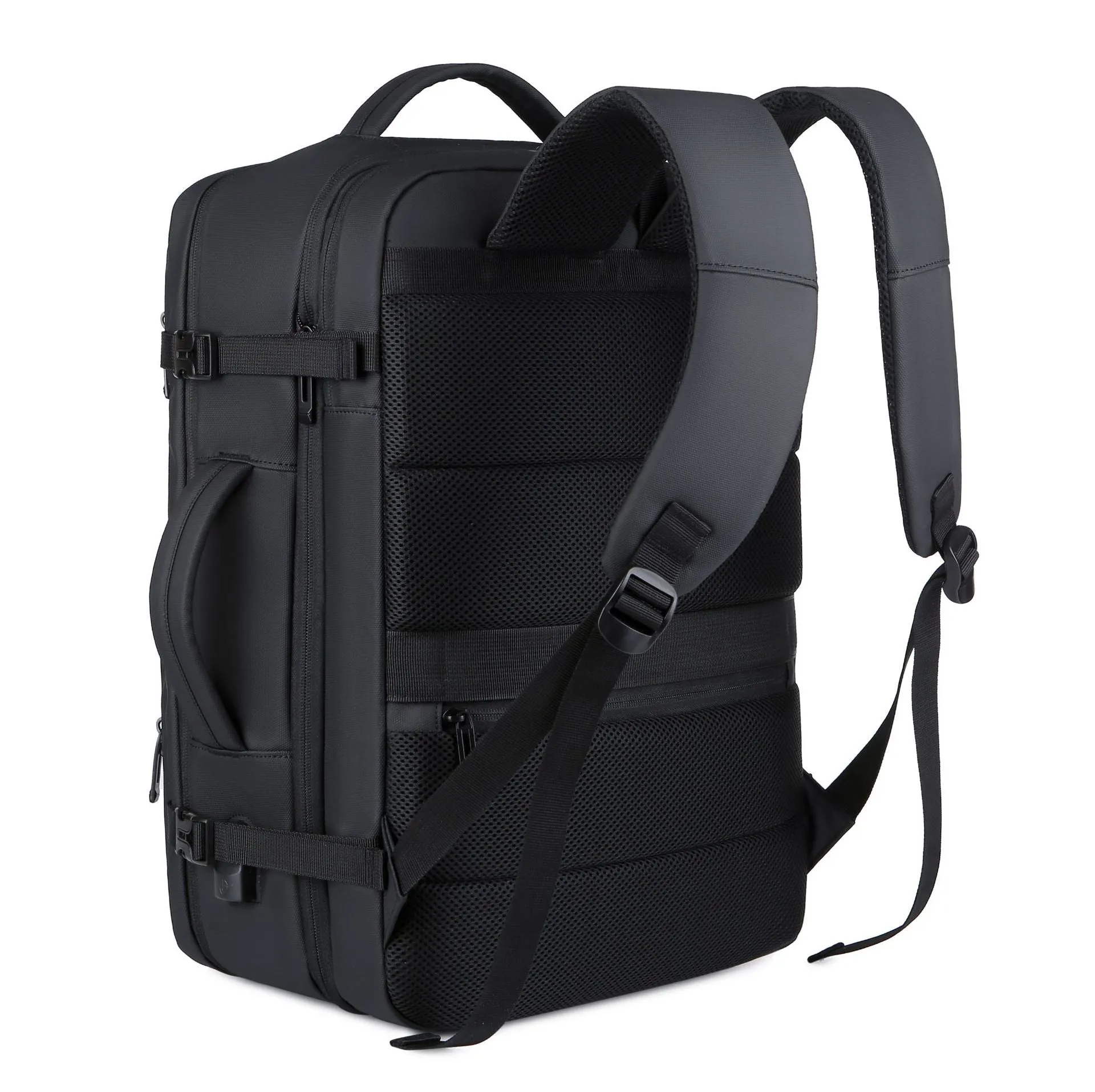 Men's Large Capacity Expansion Reflective Business Commute Backpacks