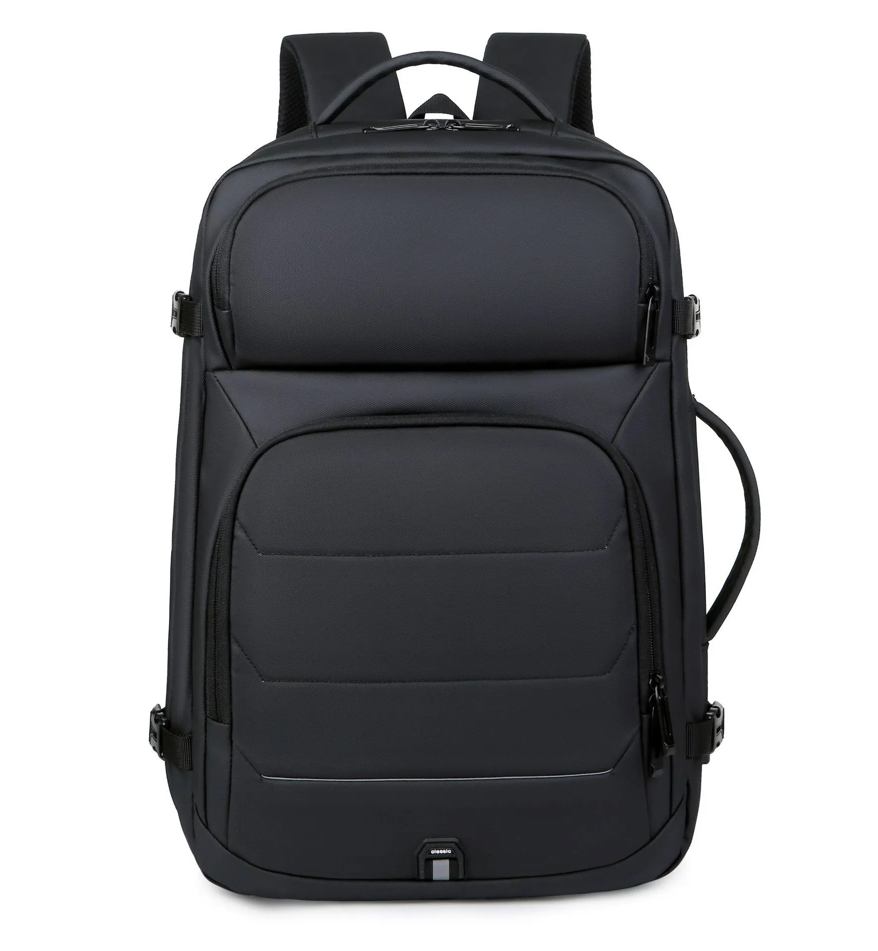 Men's Large Capacity Expansion Reflective Business Commute Backpacks