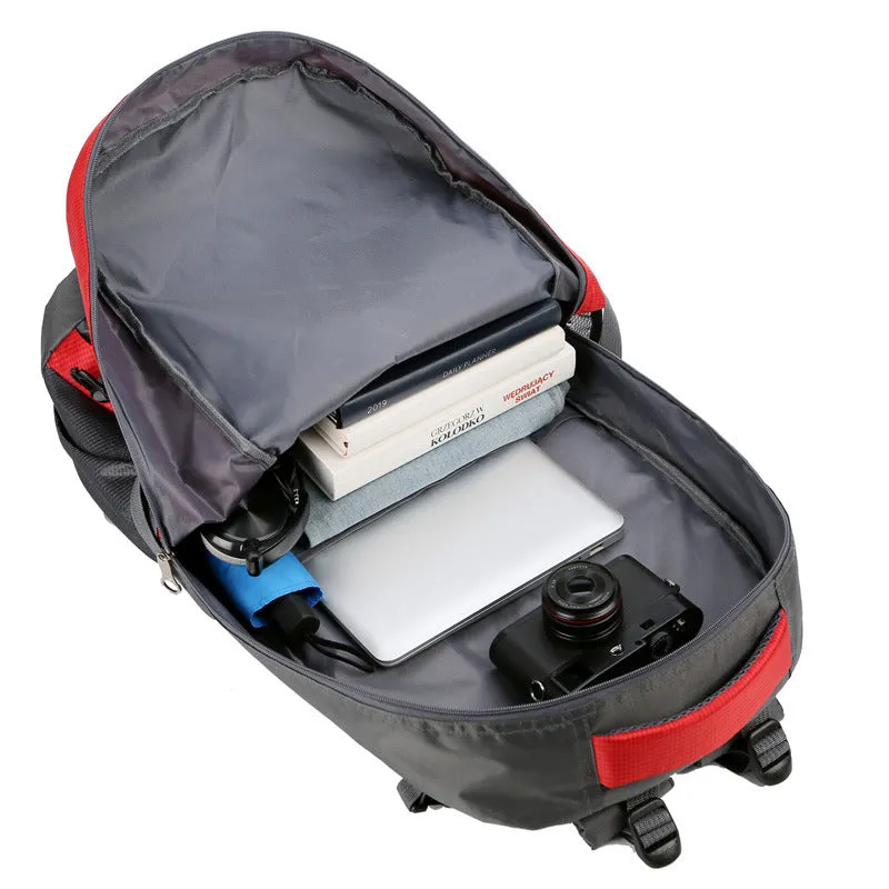 Men's Large Capacity Waterproof Couple Leisure Exercise Backpacks