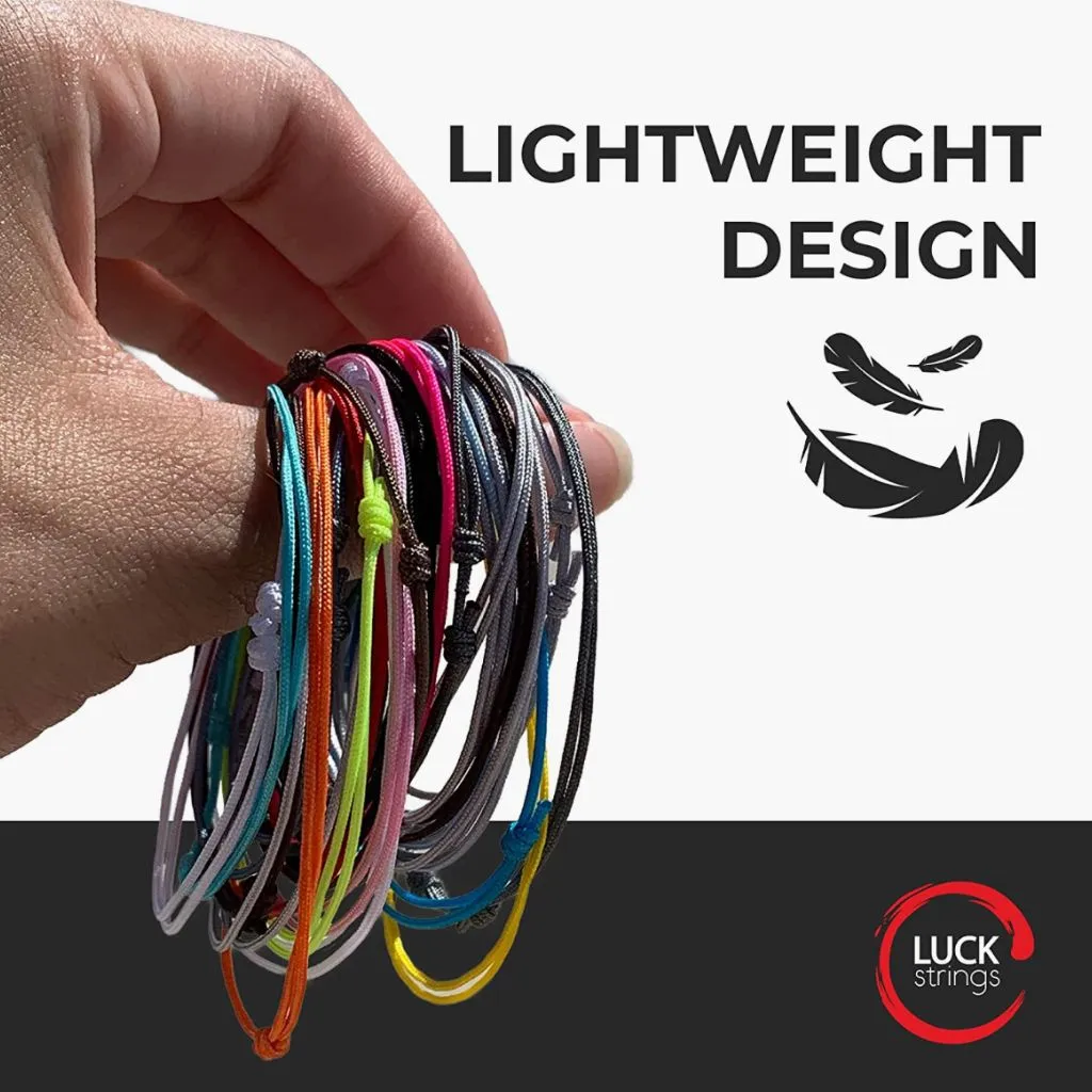 Men's Minimalist Cord Bracelet Set - Sporty & Versatile