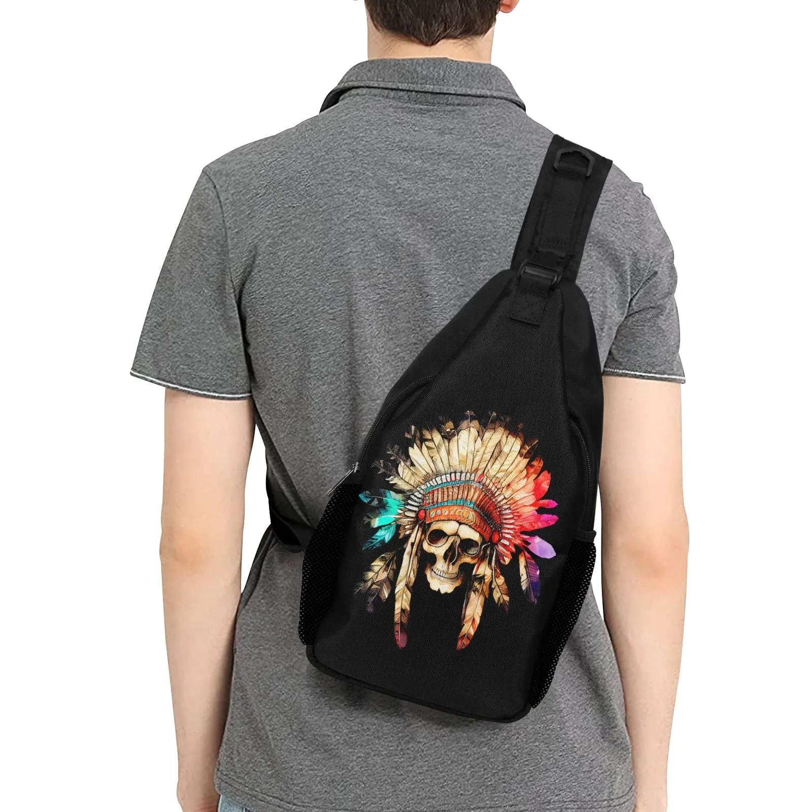 Men's or Women's Indian Cheif Casual Chest Bag