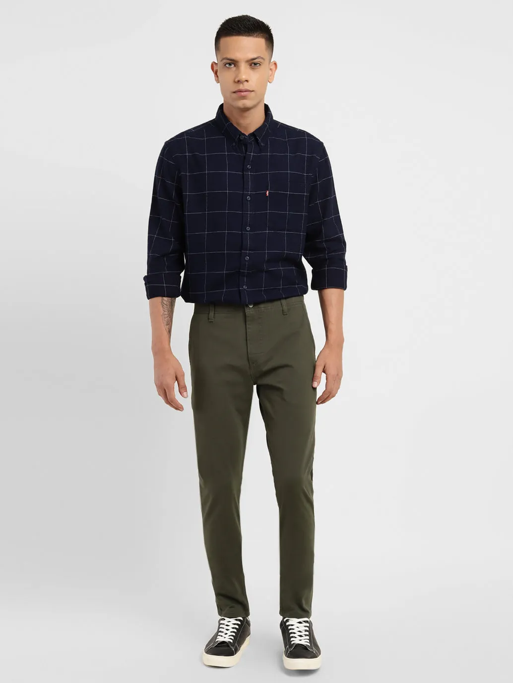Men's Slim Tapered Fit Trousers