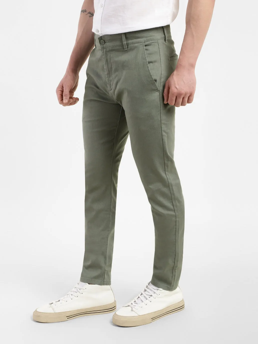 Men's Slim Tapered Fit Trousers