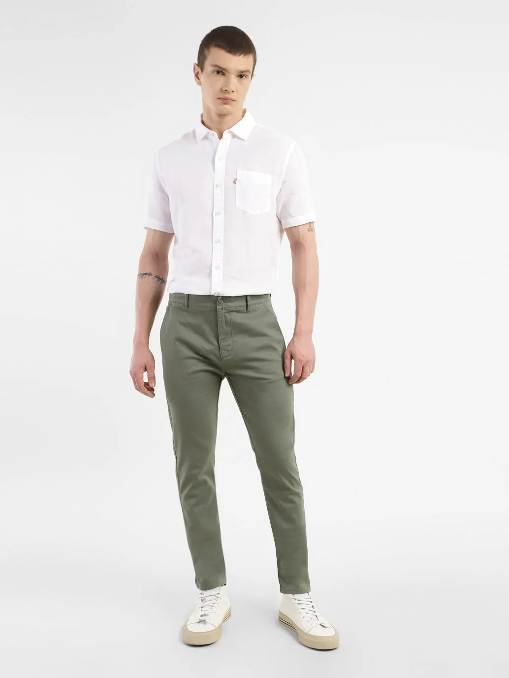 Men's Slim Tapered Fit Trousers