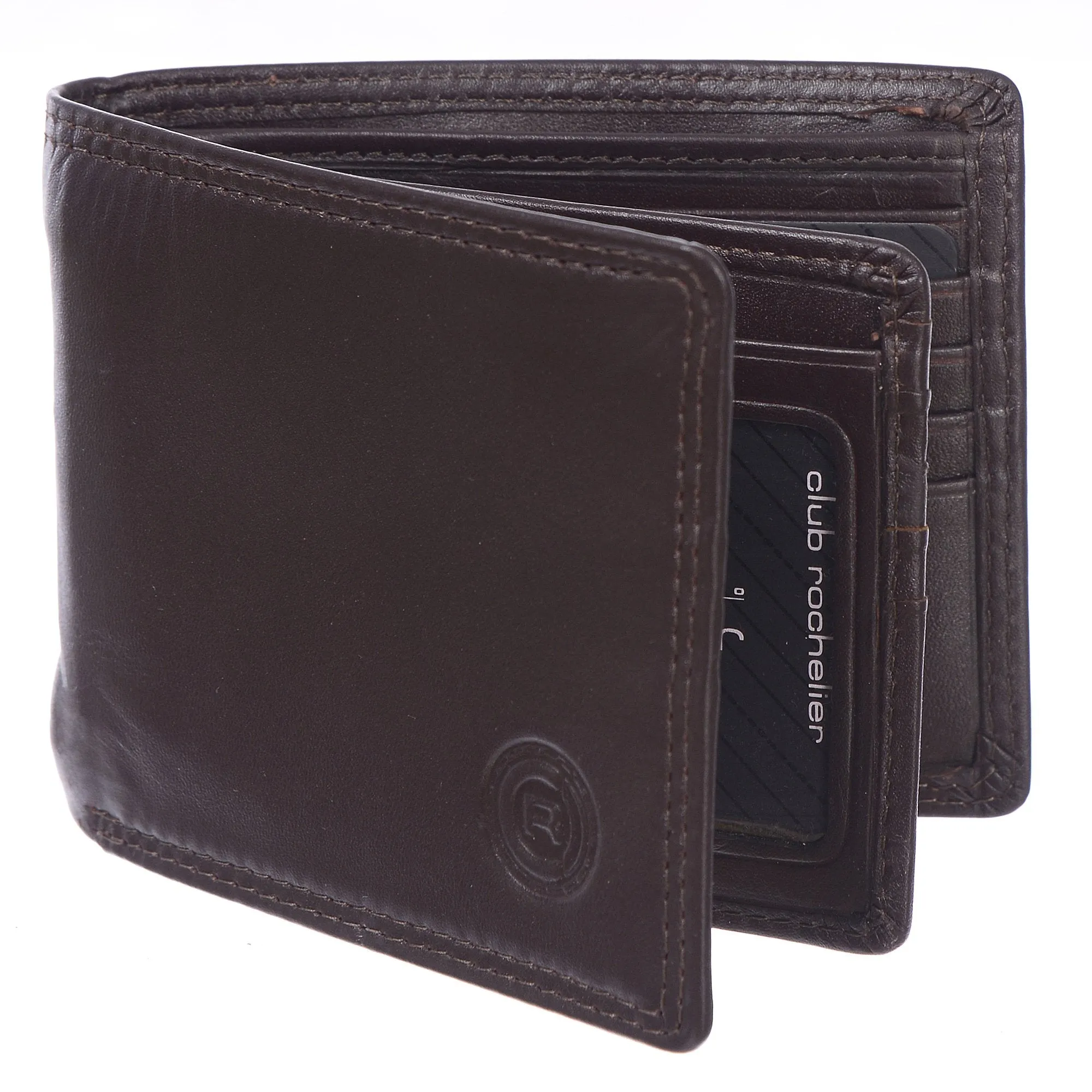 Men's Slimfold Wallet with Center Wing