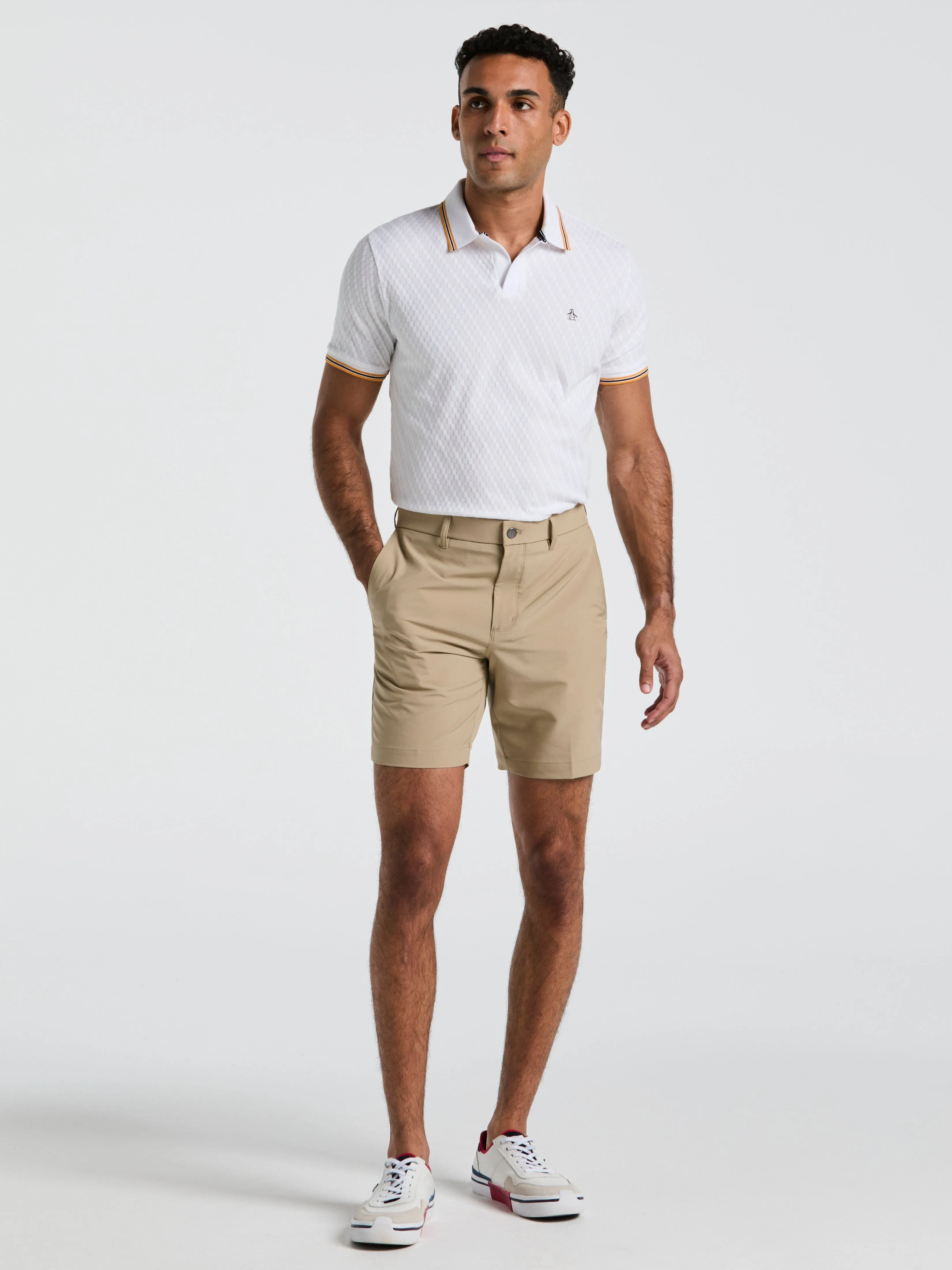 Men's Technical Flat Front 8" Golf Shorts