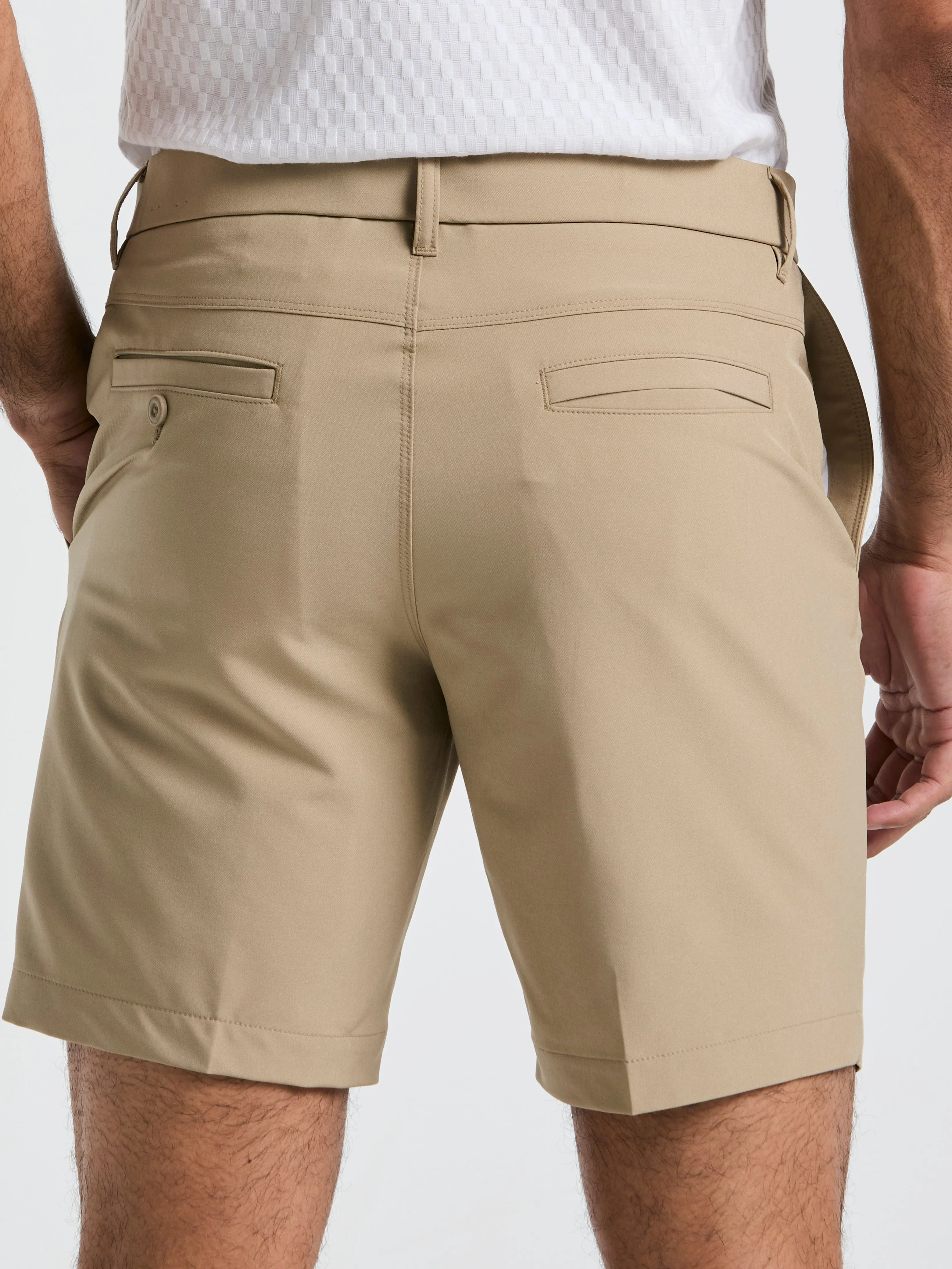 Men's Technical Flat Front 8" Golf Shorts