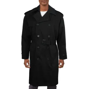 Michael Kors Mens Double-Breasted  Trench Coat