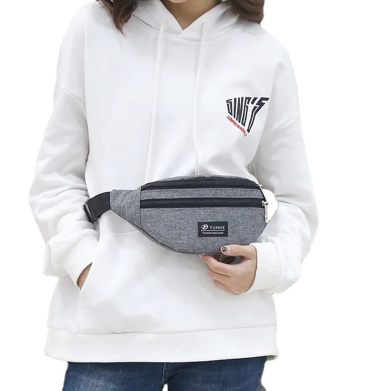 Multifunctional Men's Cell Phone Belt Bag Outdoor Sports Running Chest Bag Men And Women Fashion New Crossbody Bag