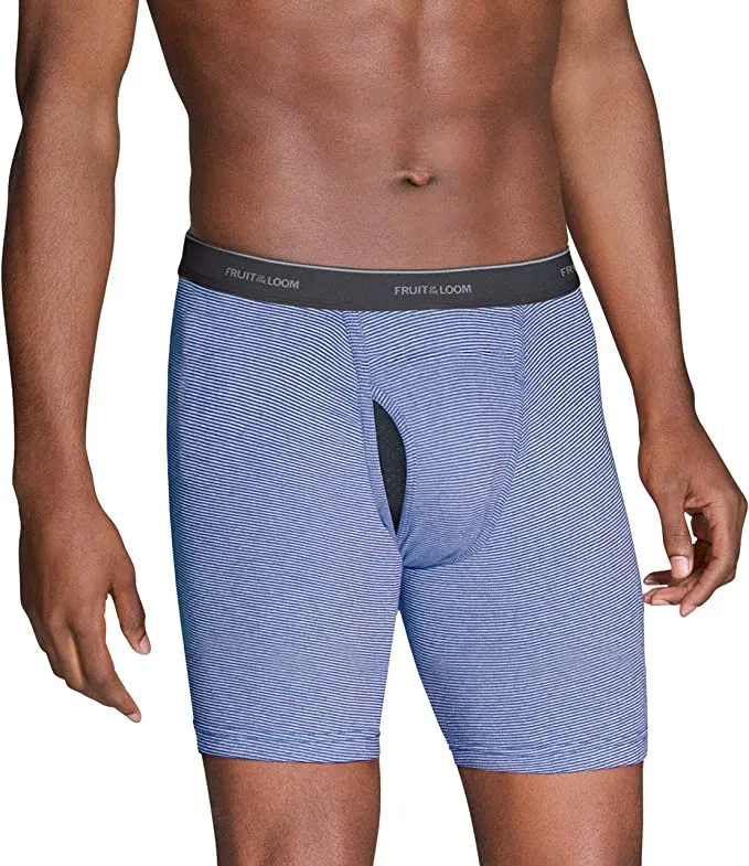 New in package! Fruit of the Loom Mens Coolzone Boxer Briefs (Assorted Colors) Sz 3X!