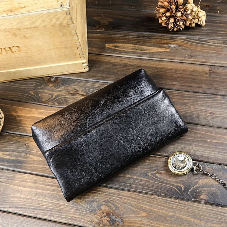 new men's and women's handbags, men's bags, large-capacity clutch bags, soft leather casual bags, Korean version in stock.