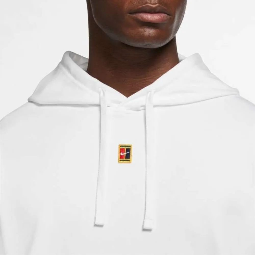 Nike Men's Fleece Heritage Tennis Hoodie (White)