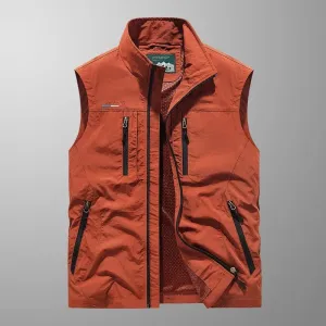 Oliver - Multi-Pocket Breathable Outdoor Cargo Vest