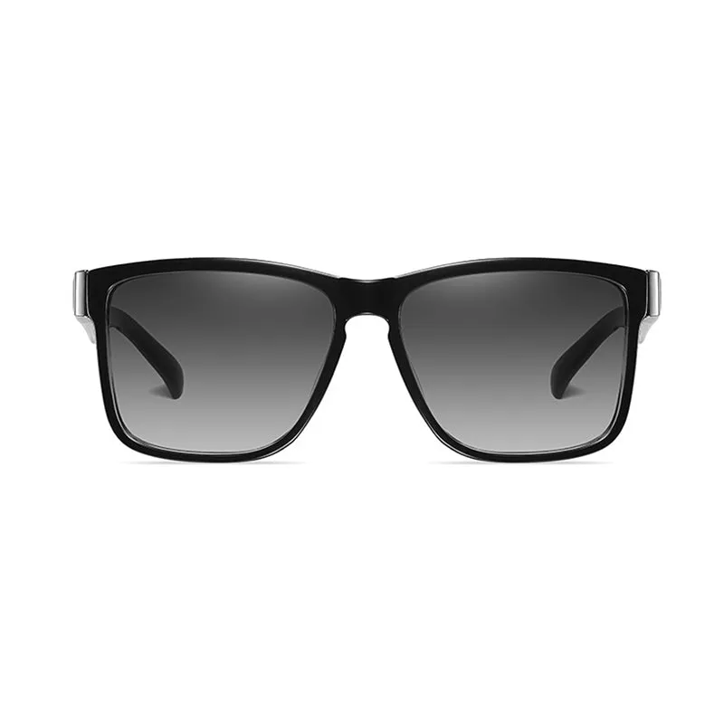 OOLVS Men's Fashion Outdoor Sports Sunglasses Square Full-rim Frame UV400 Polarized Lens OS-M003