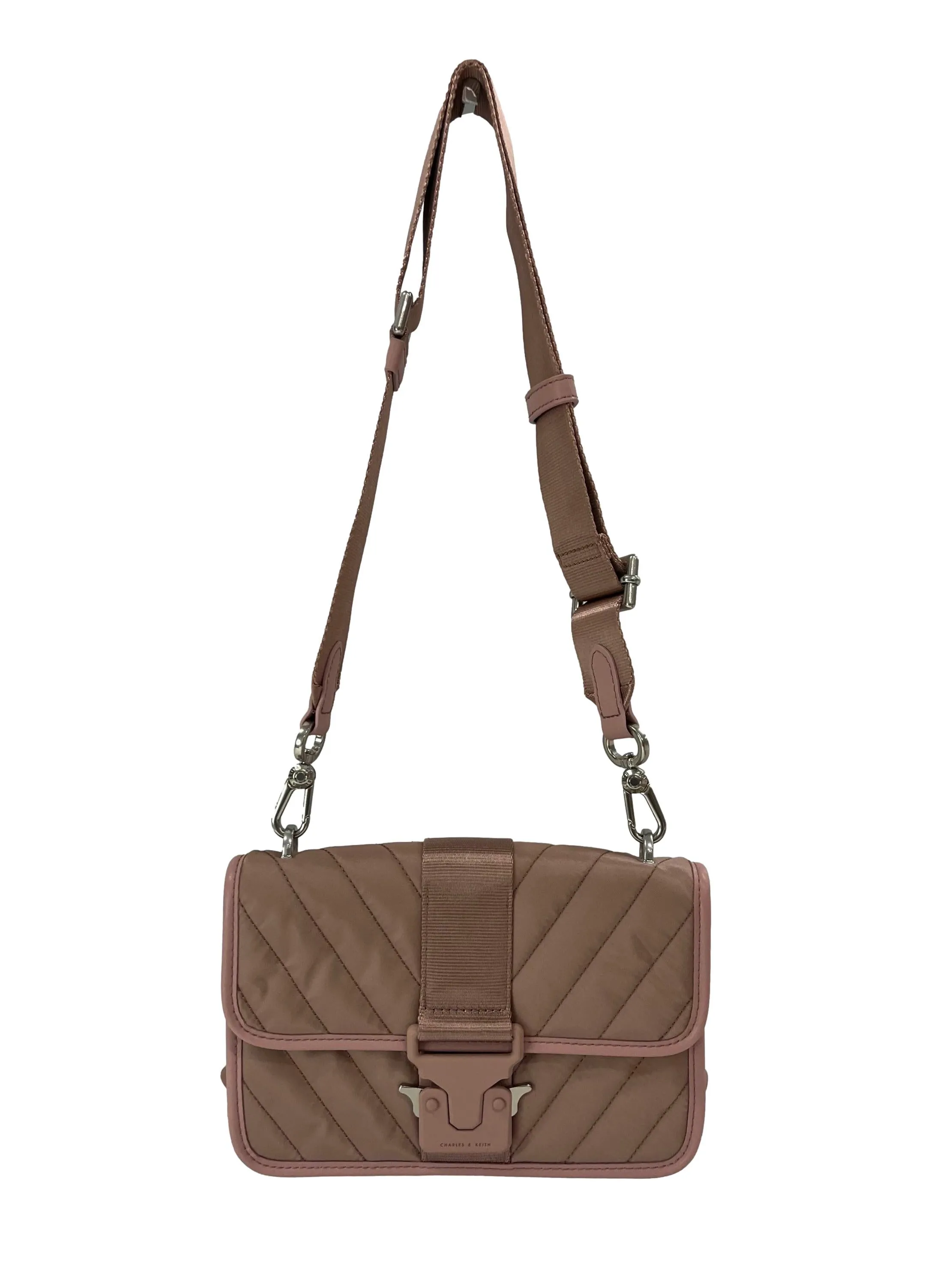 Pink Sonia Recycled Nylon Padded Bag