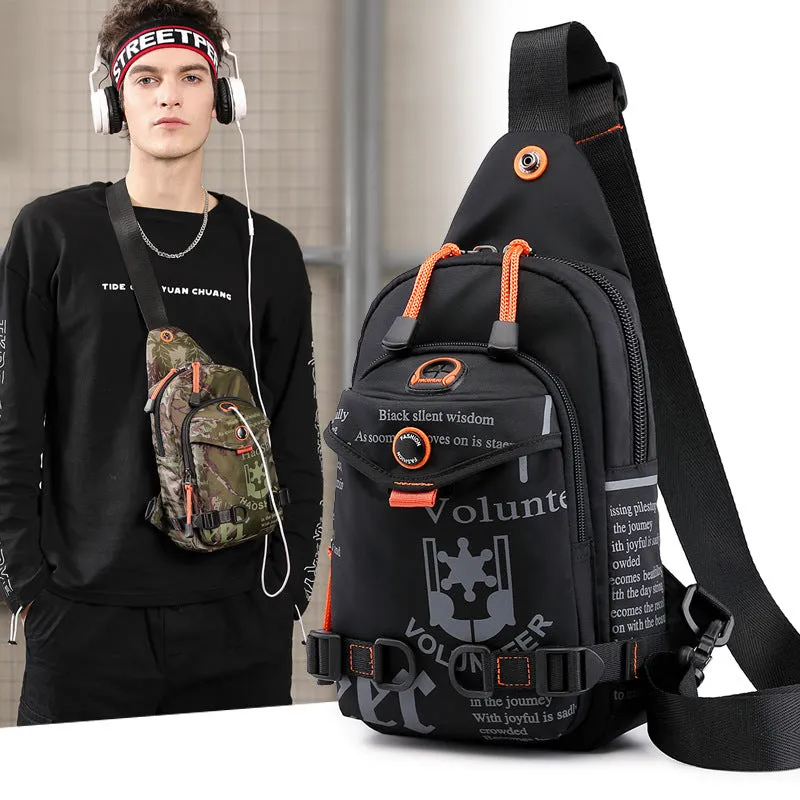 Popular Durable Versatile Glamorous Men's Trendy Men's Chest Bags