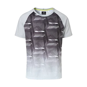 Porsche Men's T-Shirt Grey/Acid Green - Sport