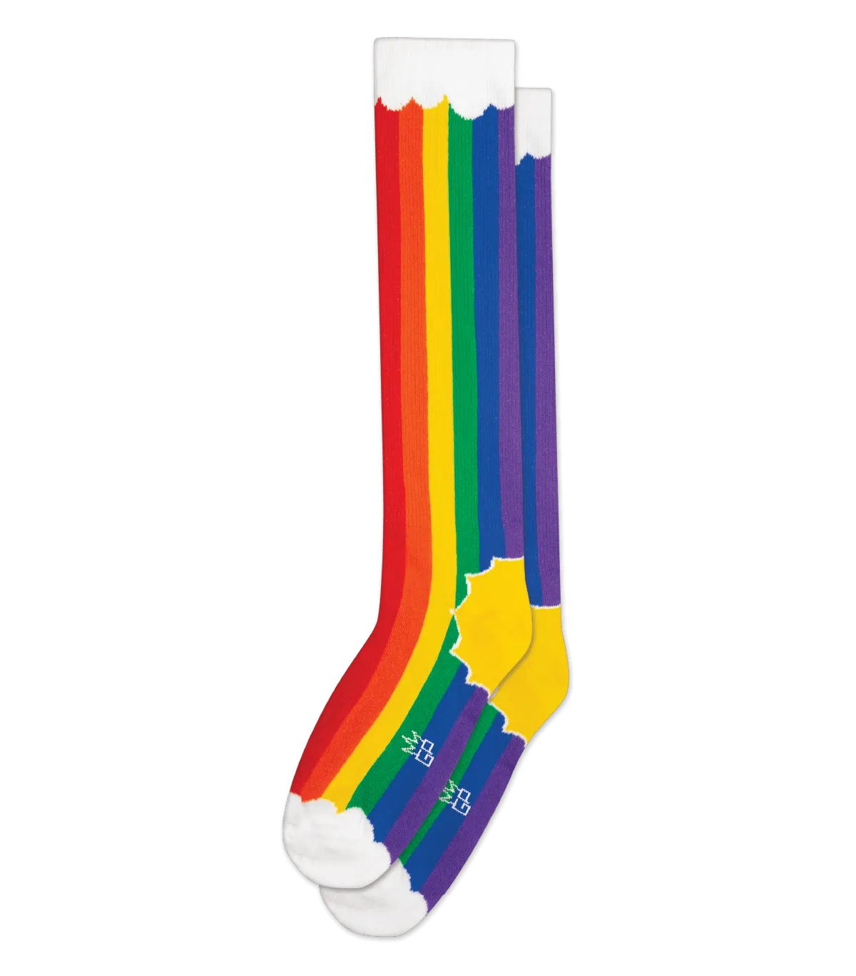 Rainbow Cloud Socks (Unisex) Knee High