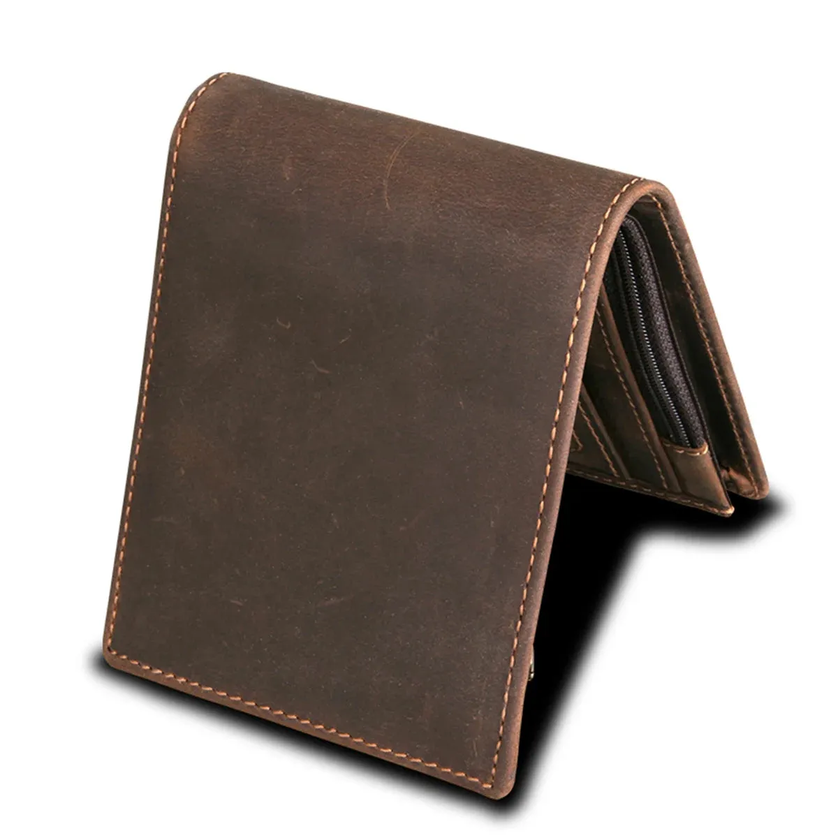 RFID Blocking Men's Wallet – Vintage Leather Bifold