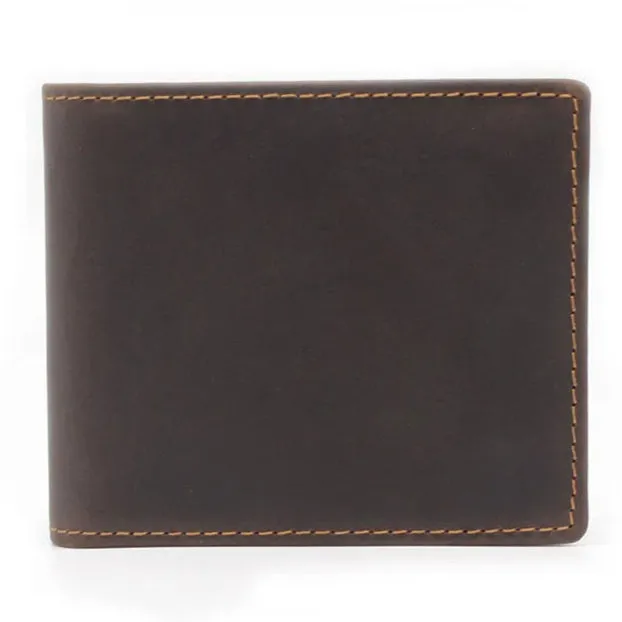 RFID Blocking Men's Wallet – Vintage Leather Bifold