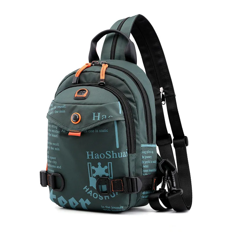 Stylish Men's Fashion Waterproof Nylon Cloth Backpacks