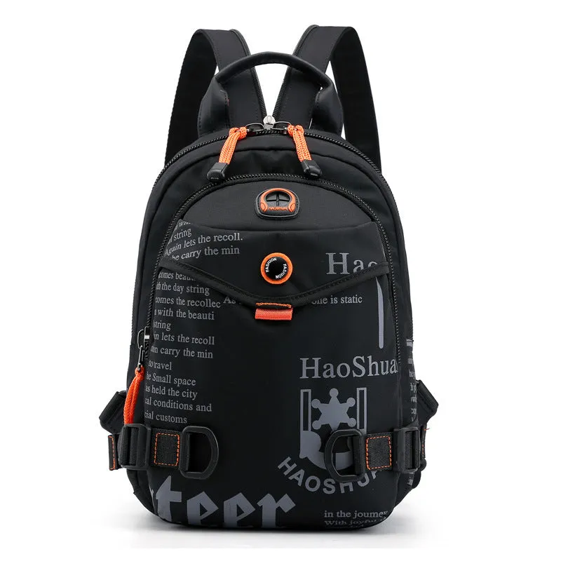 Stylish Men's Fashion Waterproof Nylon Cloth Backpacks