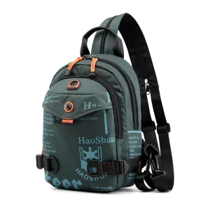 Stylish Men's Fashion Waterproof Nylon Cloth Backpacks