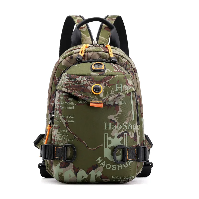 Stylish Men's Fashion Waterproof Nylon Cloth Backpacks