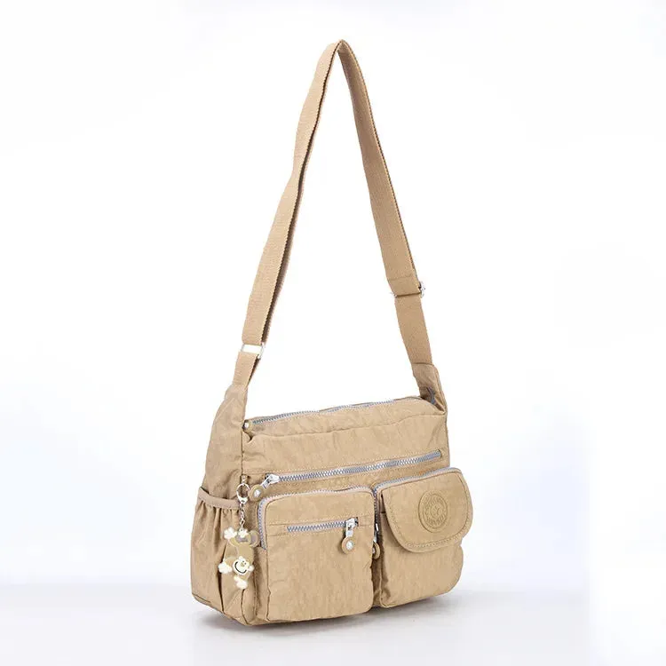 TEGAOTE Brand Men's Messenger Bags Waterproof High Quality Zipper Bag Women Crossbody Nylon Beach Bag Black Designer Bolsa