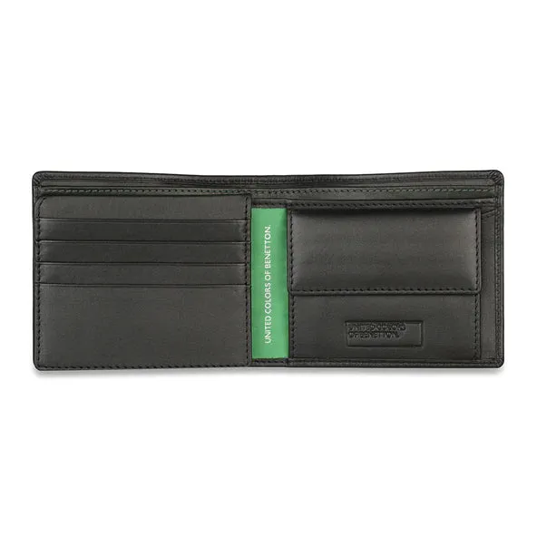 United Colors of Benetton Anzio Men's Leather Multi Card Coin Wallet