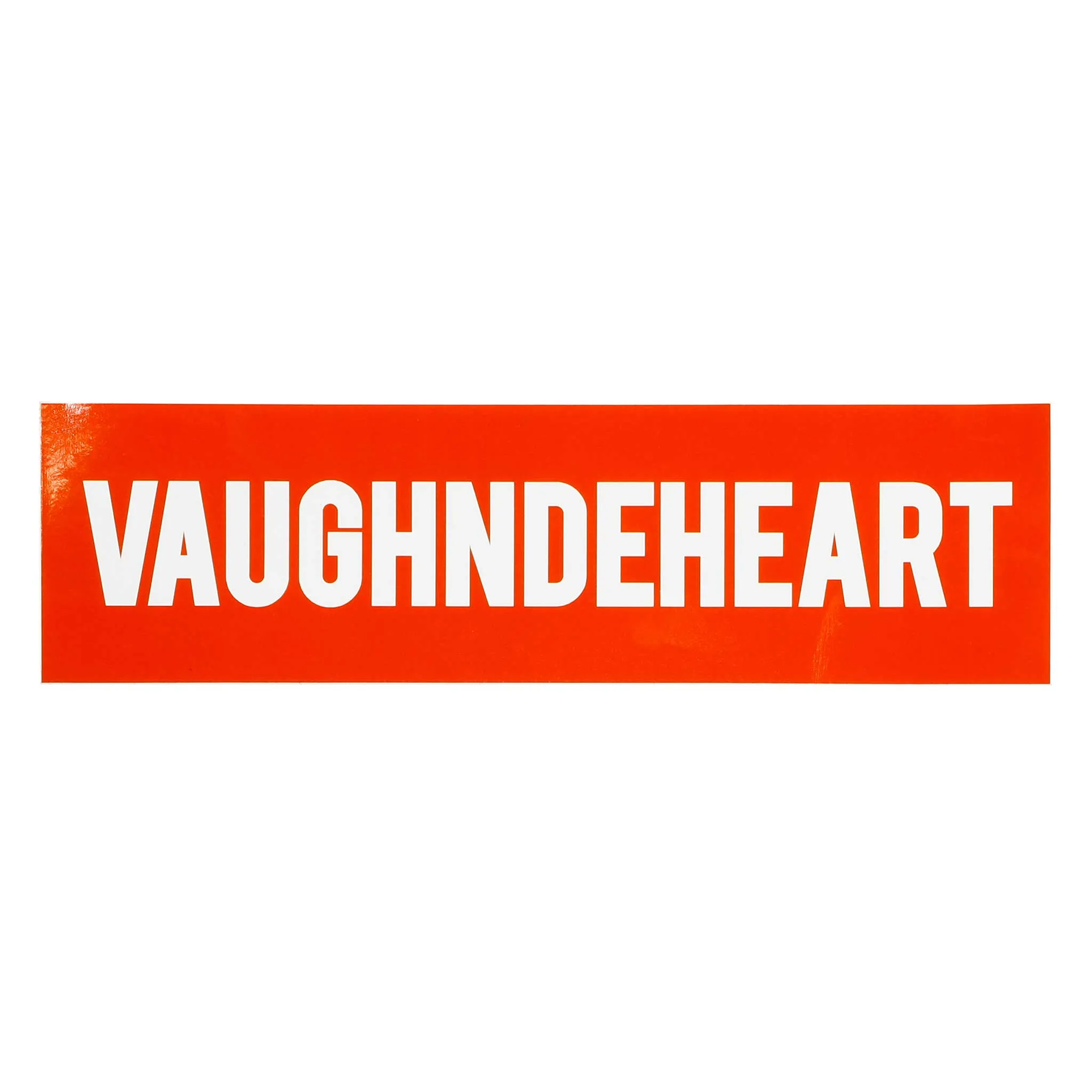 Vaughn de Heart Red Box Logo Sticker