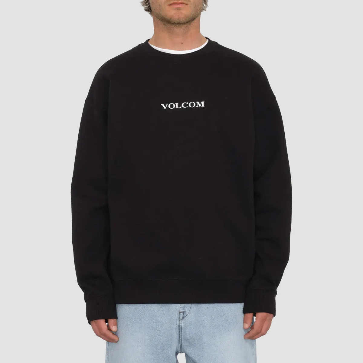 Volcom Stone Crew Sweatshirt Black