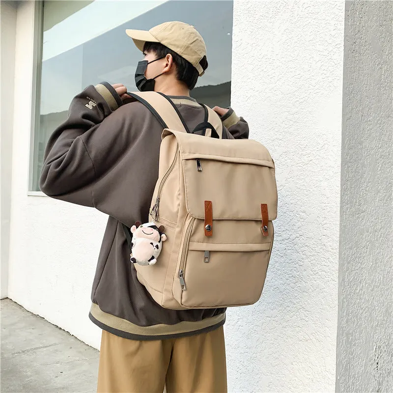 Women's & Men's & Couple Retro College Style Simple Backpacks