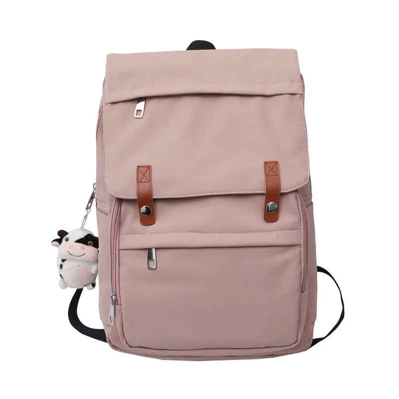 Women's & Men's & Couple Retro College Style Simple Backpacks